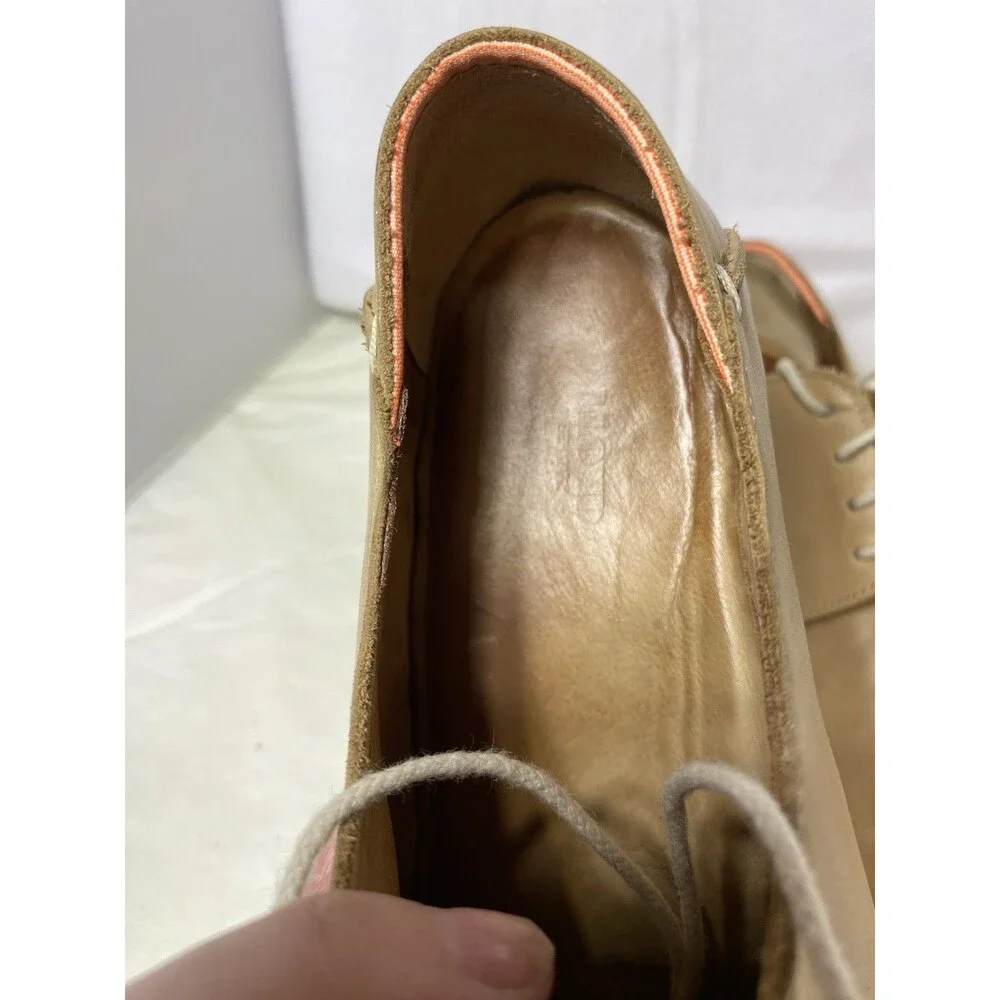 Men's Lloyd Tan Leather Oxfords Made in Germany Style# Gardell US 7.5